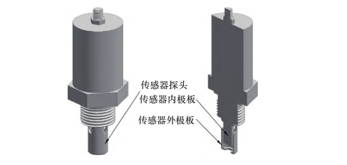 油液微量水分傳感器結構